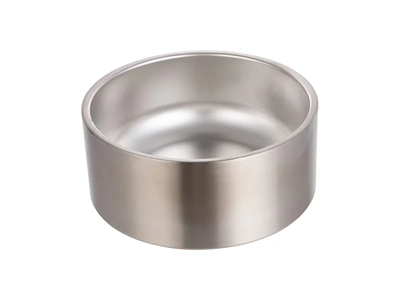 Sublimation 64oz/1900ml Stainless Steel Dog Bowl (Silver)