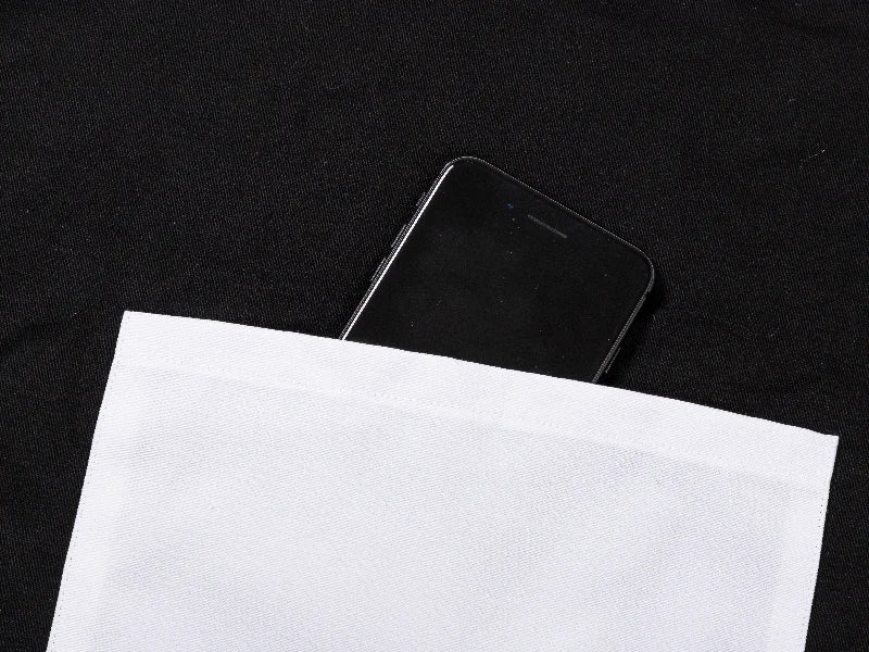 Sublimation Blanks Black Adult Apron w/ White Pocket (75*60cm)