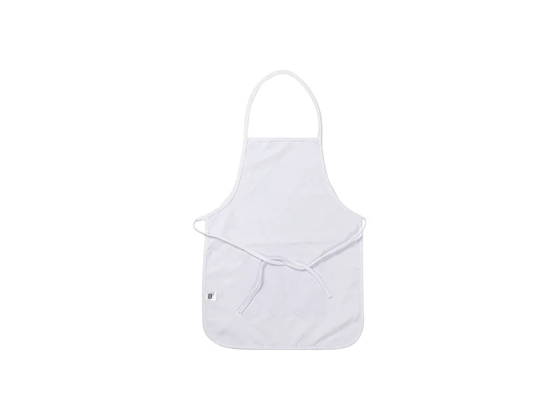 Sublimation Blanks White Child Apron w/ White Pocket (61*44cm)