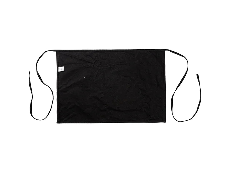 Sublimation Blanks Black Adult Apron w/ White T Shape Pocket (41*60cm)