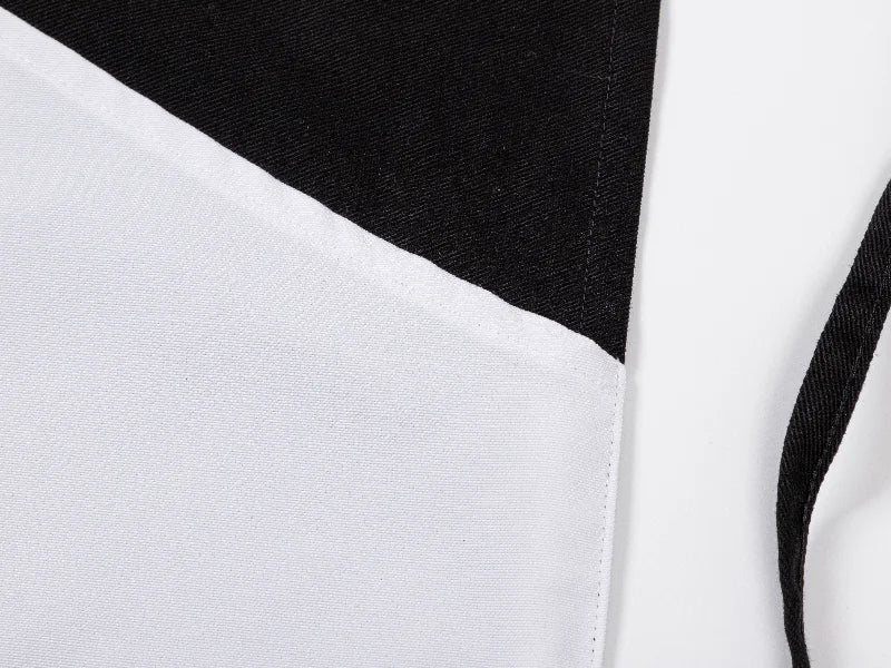 Sublimation Blanks Black Adult Apron w/ White T Shape Pocket (41*60cm)
