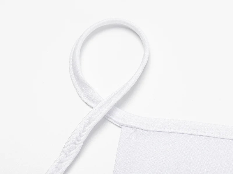 Sublimation Blanks White Adult Apron w/ White T Shape Pocket (41*60cm)