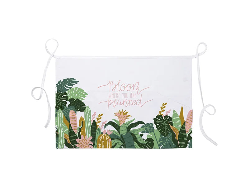 Sublimation Blanks White Adult Apron w/ White T Shape Pocket (41*60cm)