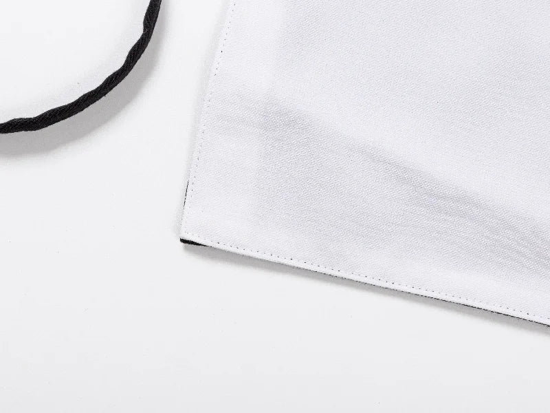 Sublimation Blanks Black Adult Apron w/ 3 White Pockets (60*29cm)