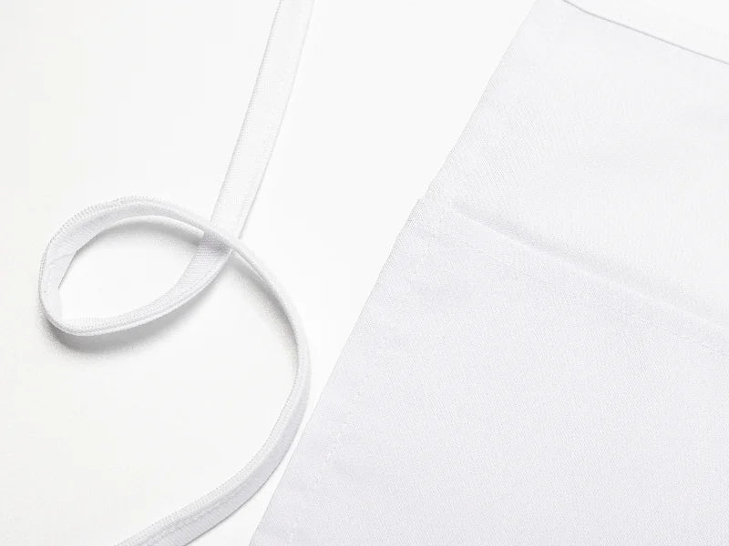 Sublimation Blanks White Adult Apron w/ 3 White Pockets (60*29cm)