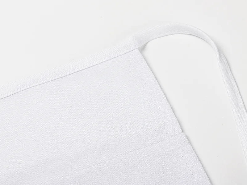 Sublimation Blanks White Adult Apron w/ 3 White Pockets (60*29cm)