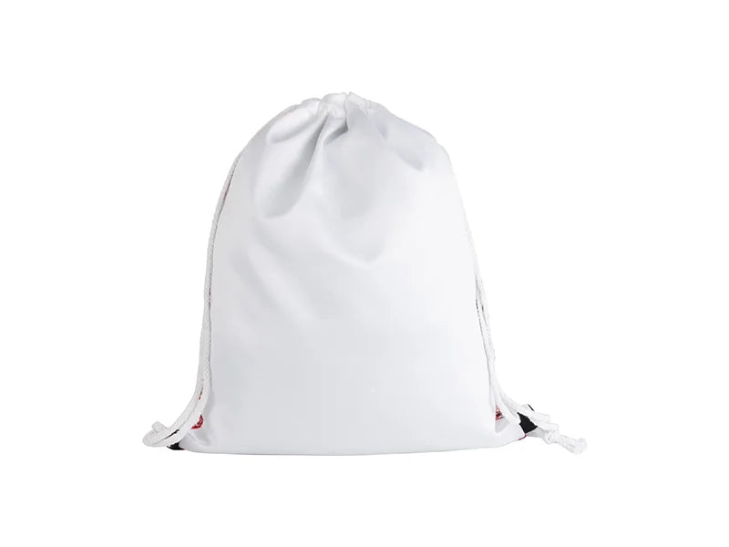 Sublimation Sequin Drawstring Backpack (Red/Silver, 36*45cm)