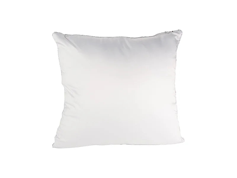 Sublimation Flip Sequin Pillow Cover (White w/ Silver)