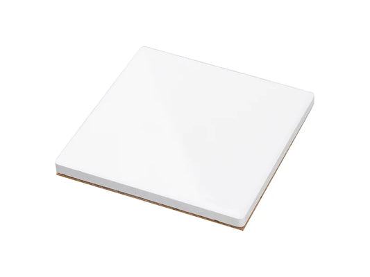Sublimation Square Ceramic Coaster w/ Cork