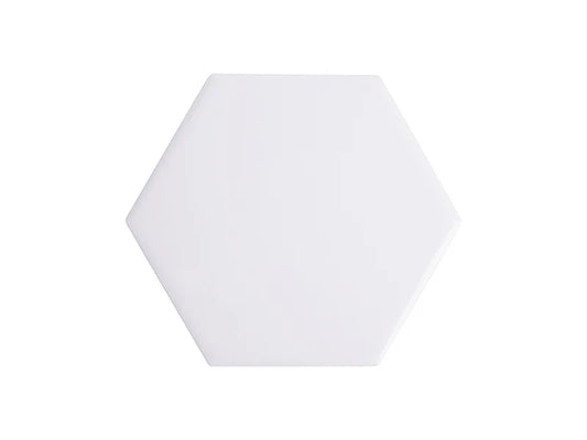 Sublimation Hexagonal Ceramic Coaster w/ Cork