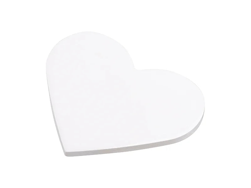 Sublimation Heart Ceramic Coaster w/ Cork