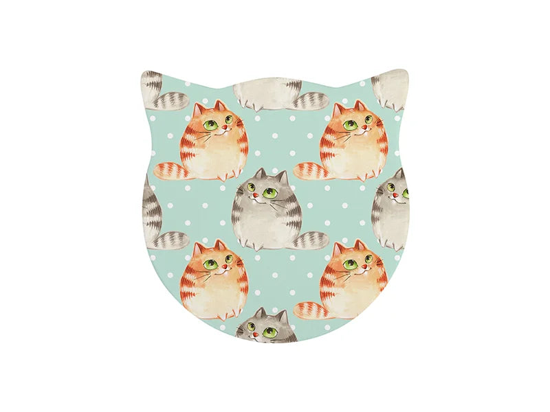 Sublimation Cat coaster w/ Cork