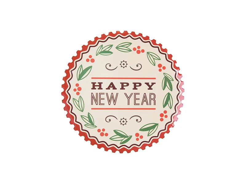 Round Gear Sublimation Blank Ceramic Mug Coaster with Cork