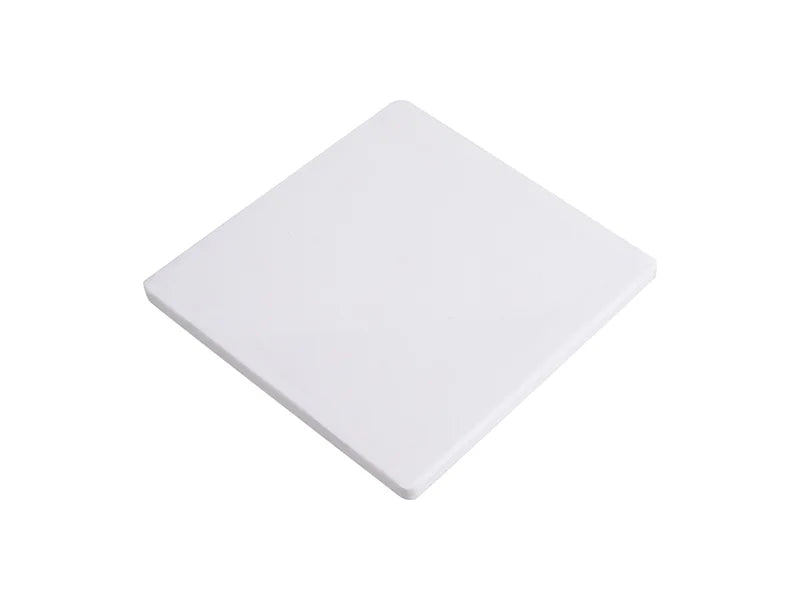 Sublimation 9*9cm Square Ceramic Coaster w/ Cork (Matt)