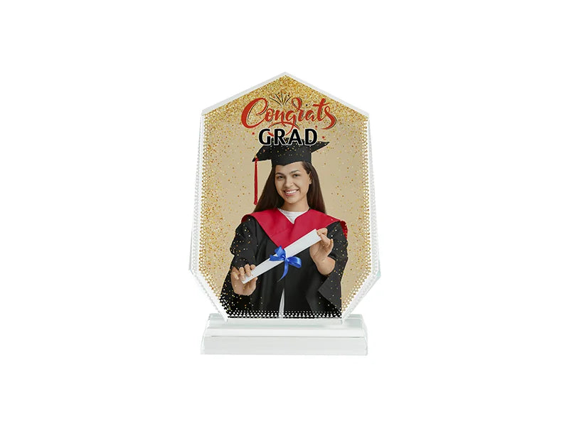 Sublimation Blanks Crystal(Seven Corners Peak,13.5*18*1.9cm)