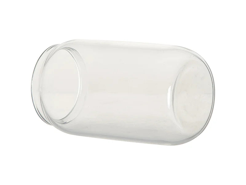 Sublimation Blanks 13oz/400ml Can Glass Mug with bamboo lid(Clear)