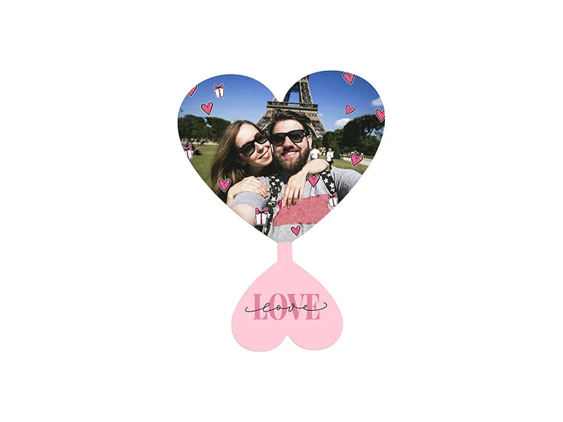 Sublimation Blanks Aluminum Photo Frame(Heart Shape,15.3*20.3*0.1cm)
