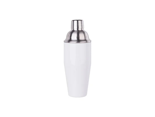 Sublimation 750ml Stainless Steel Cocktail Shaker (White)