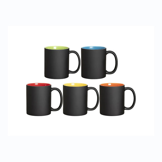 11oz Two-Tone Engravable Matte Black Mug