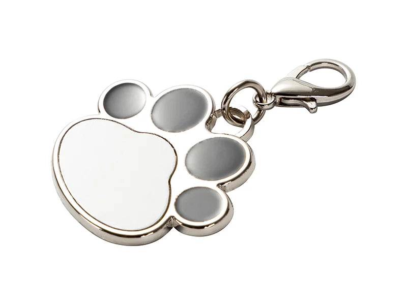 Sublimation Dog Tag Blanks (Black Footprint, 3.3*3.5cm)