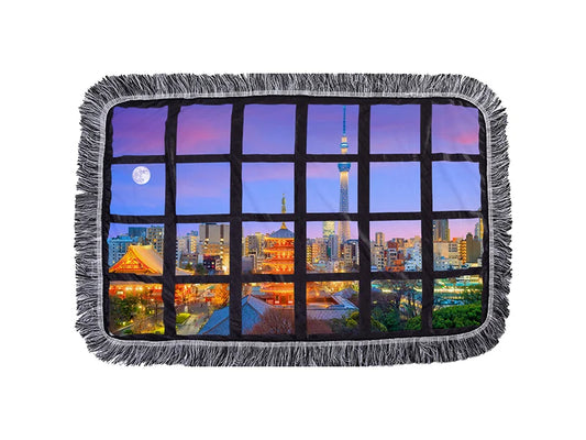 Sublimation 24 Panel Plush Throw Blanket (50*80cm/19.7inchx31.5inch)