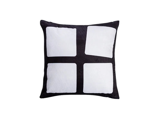 Sublimation 4 Panel Plush Pillow Cover (40*40cm/15.75inchx15.75inch)