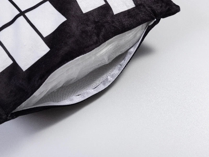 Sublimation 15 Panel Plush Pillow Cover (Heart-Shape, 40*40cm/15.75inchx15.75inch)