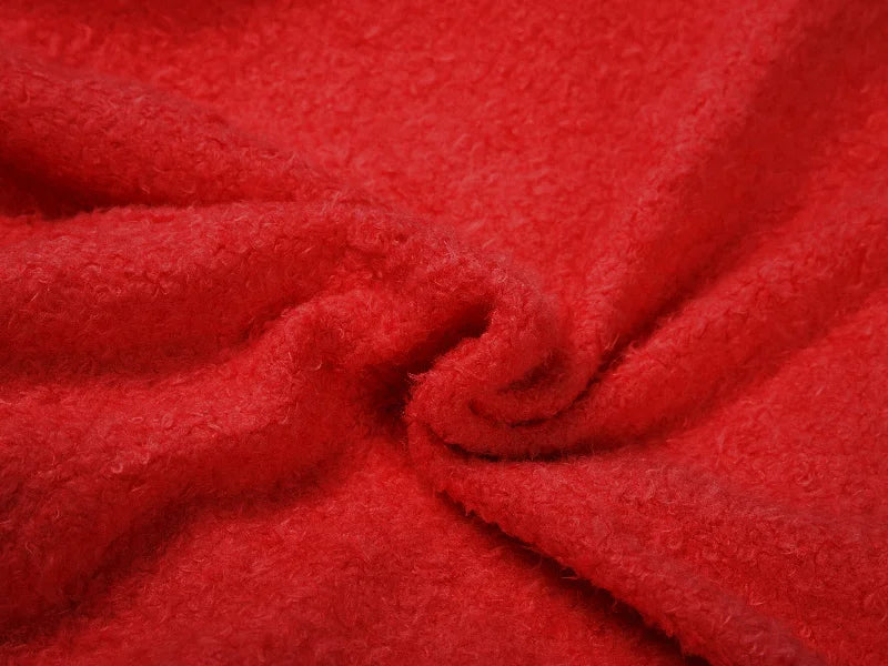 Sublimation Heart Shaped Blended Plush Pillow Cover(White w/ Red, 40*40cm)