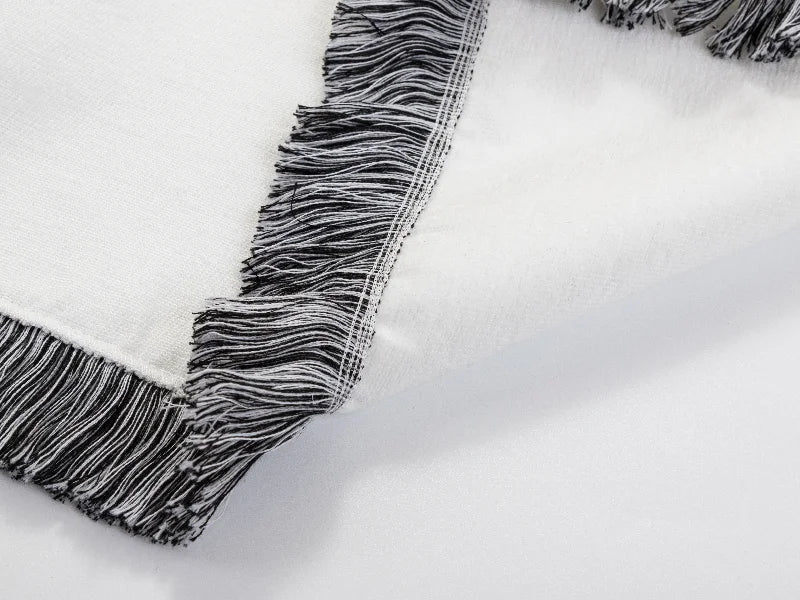 Sublimation Blanks Tassel Tapestry (150*200cm/59.05inchx78.74inch)