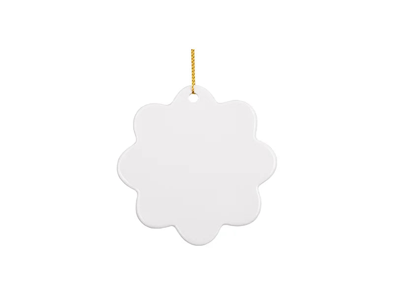 Sublimation 3inch Sunflower Ceramic Ornament