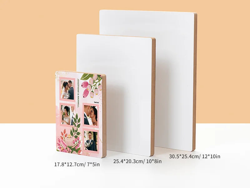 Sublimation Blanks Rectangular Photo Frame(20.3*25.4*1.5cm)