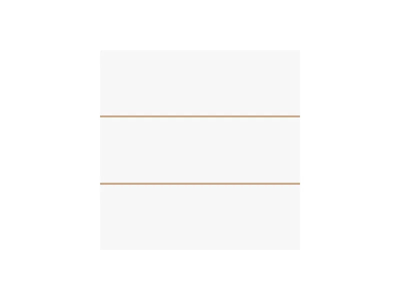 Sublimation Blanks Square MDF Sign w/ Stripes (20*20*1.5cm)