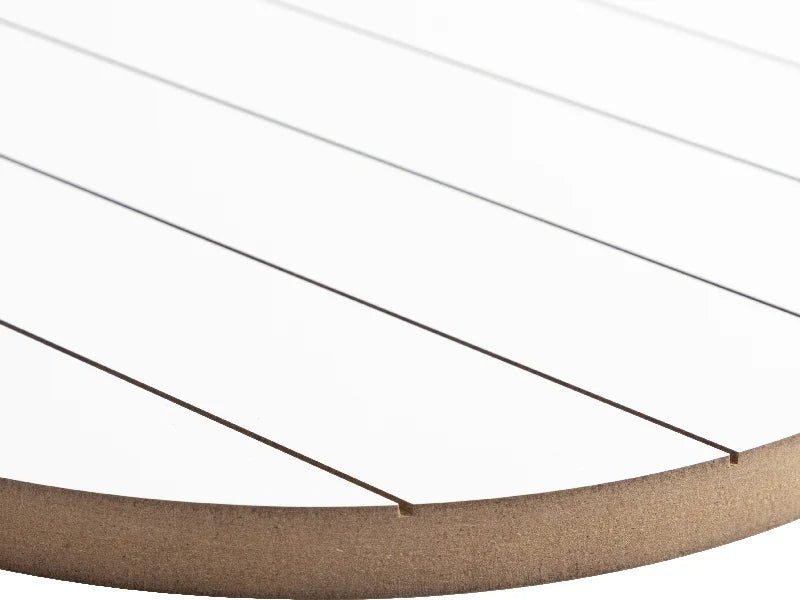 Sublimation Round MDF Sign w/ Stripes (φ25.4*1.5cm)