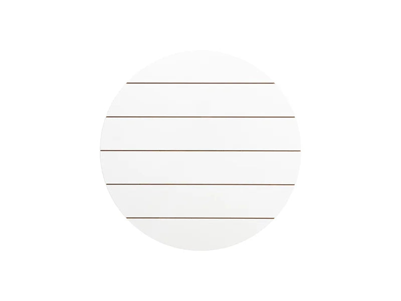 Sublimation Round MDF Sign w/ Stripes (φ25.4*1.5cm)