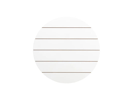 Sublimation Round MDF Sign w/ Stripes (φ25.4*1.5cm)