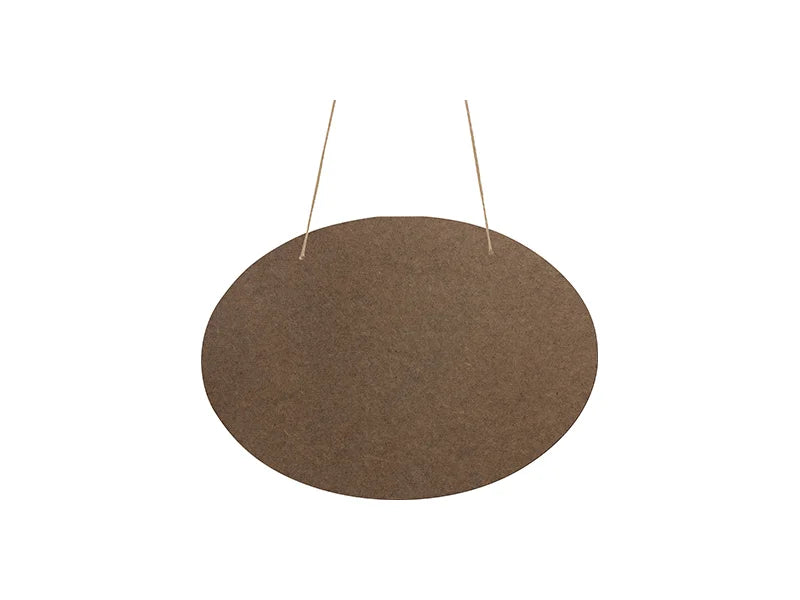Sublimation Blank Hardboard Door Hanger (Oval)