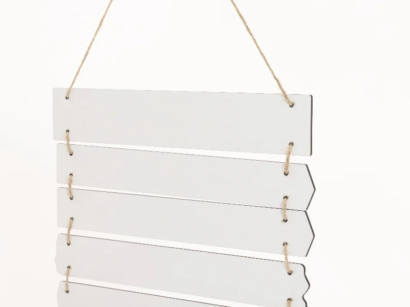 Sublimation Blanks 9 Pieces Hardboard Hanging Wall Signs (Rectangle)