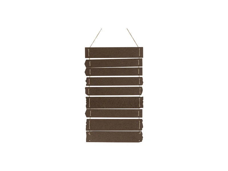 Sublimation Blanks 9 Pieces Hardboard Hanging Wall Signs (Rectangle)