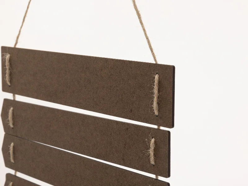 Sublimation Blanks 9 Pieces Hardboard Hanging Wall Signs (Rectangle)