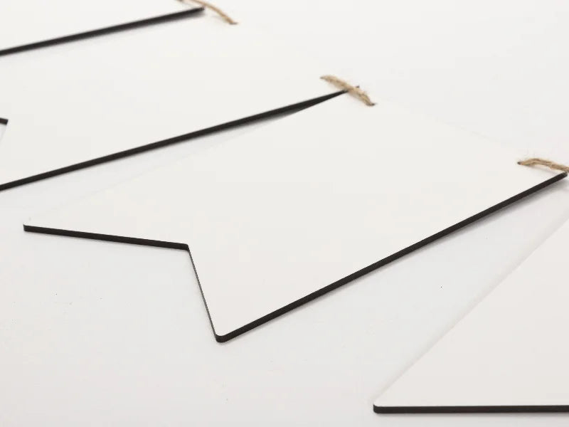 Sublimation Blanks 8pcs Flag Hardboard Holiday Banner (14*20cm)