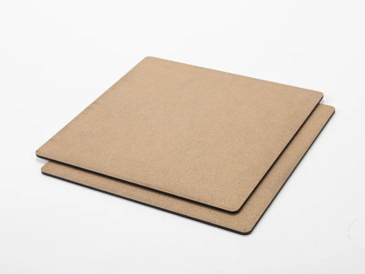 Eco Sublimation Blanks Hardboard Sample 2PK(20*20*0.3cm)