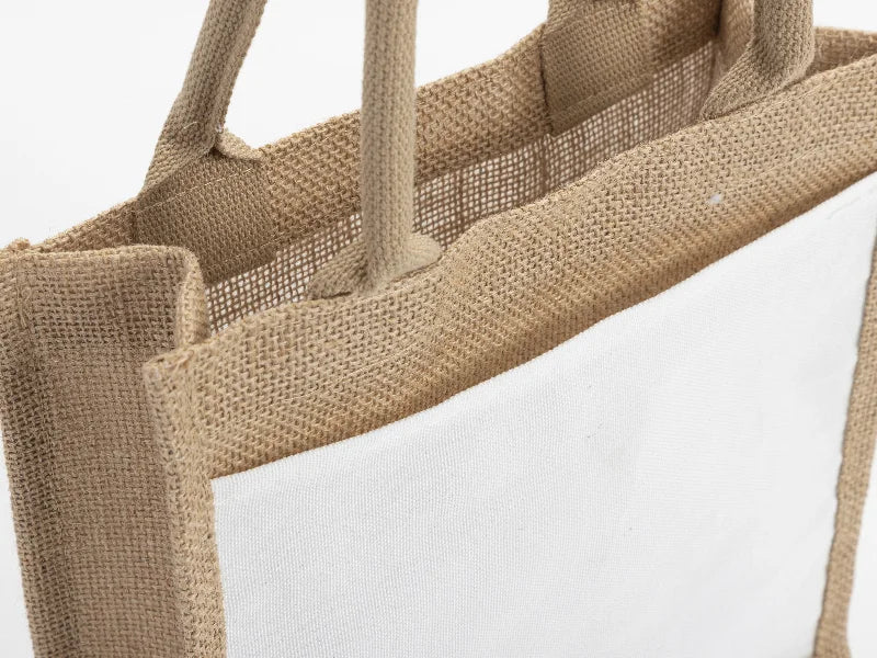 Sublimation Blanks Jute Tote bag(30*30*19cm)