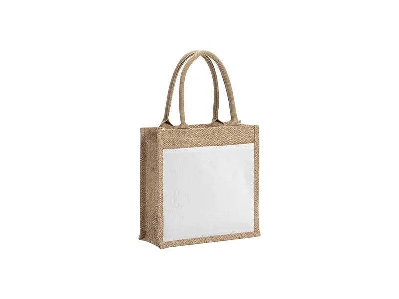 Sublimation Blanks Jute Tote bag(25*25*10cm)