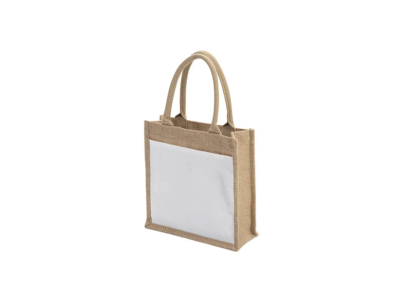 Sublimation Blanks Jute Tote bag(25*25*10cm)
