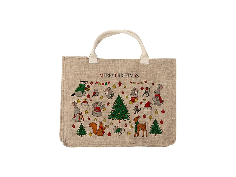 Sublimation Blanks Linen Shopping Bag (45*34*20cm)