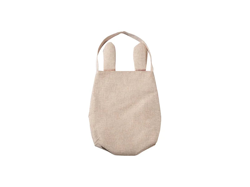 Sublimation Linen Easter Bunny Bag (Green Ears, 29*34cm)