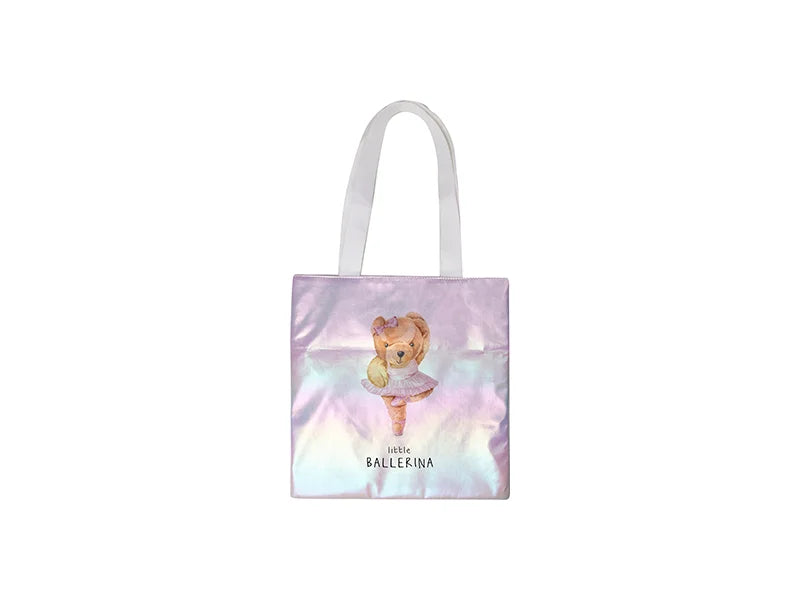 Sublimation Gradient Shopping Bag (Light Purple, 34*36cm)