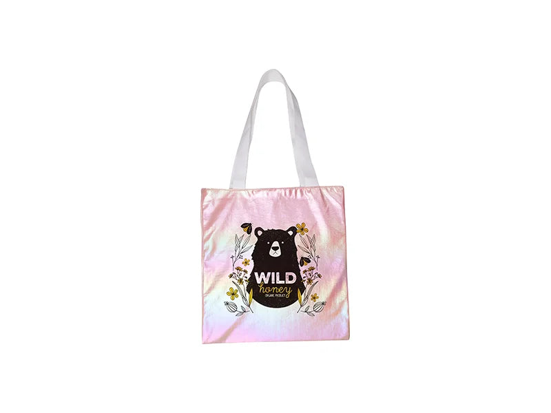 Sublimation Gradient Shopping Bag (Pink,34*36cm)