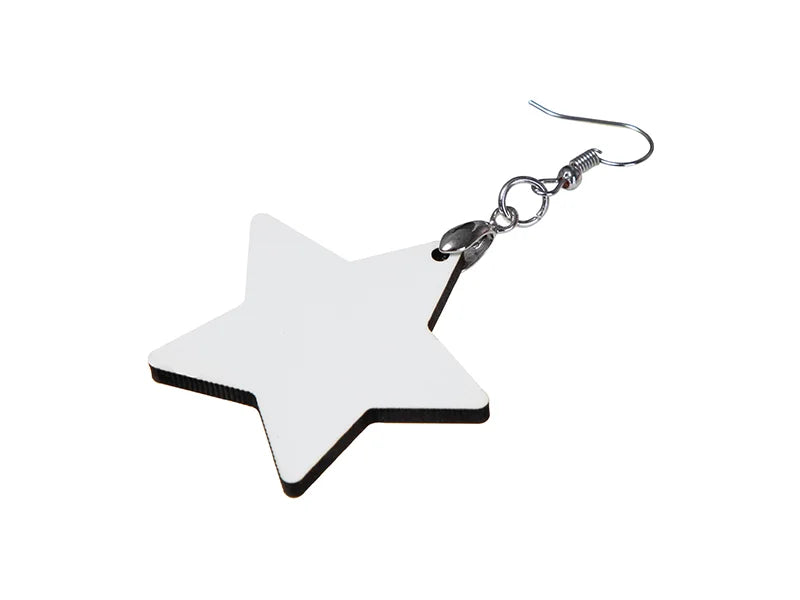 Sublimation Hardboard Earring (Star)