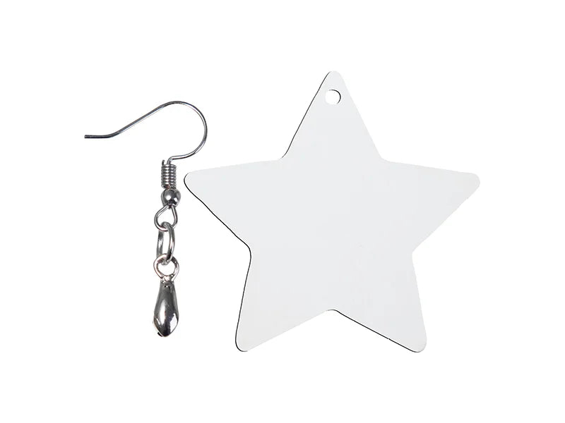 Sublimation Hardboard Earring (Star)